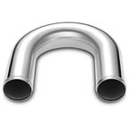 3" OD U-Bend Pipe for Intercooler (180 Degrees, 9-Gauge Aluminum)