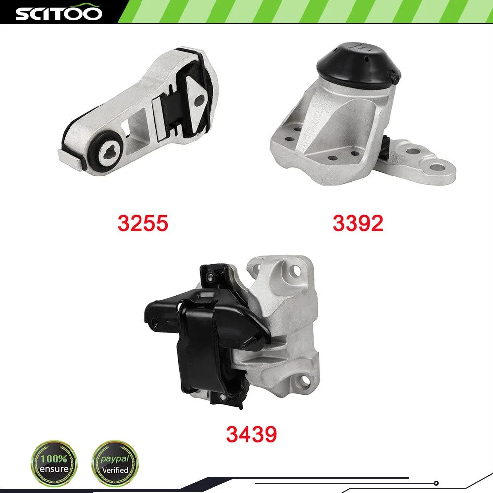 Engine Motor & Trans Mounts Set for Ford Explorer 3.5L (2011–2015) A5663HY A5734
