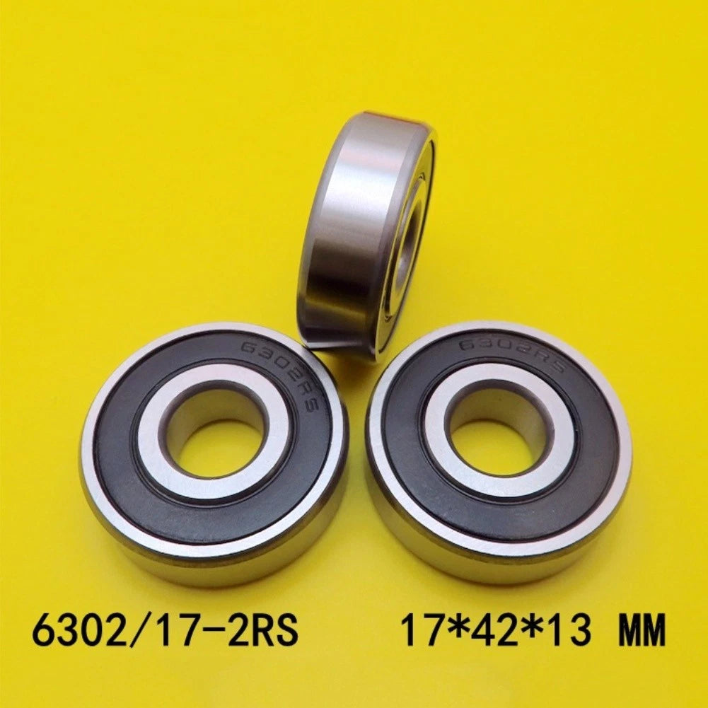 Set of 2 Ball Bearings 6203-2RS 6302-2RS 17x42x12mm 17x42x13mm