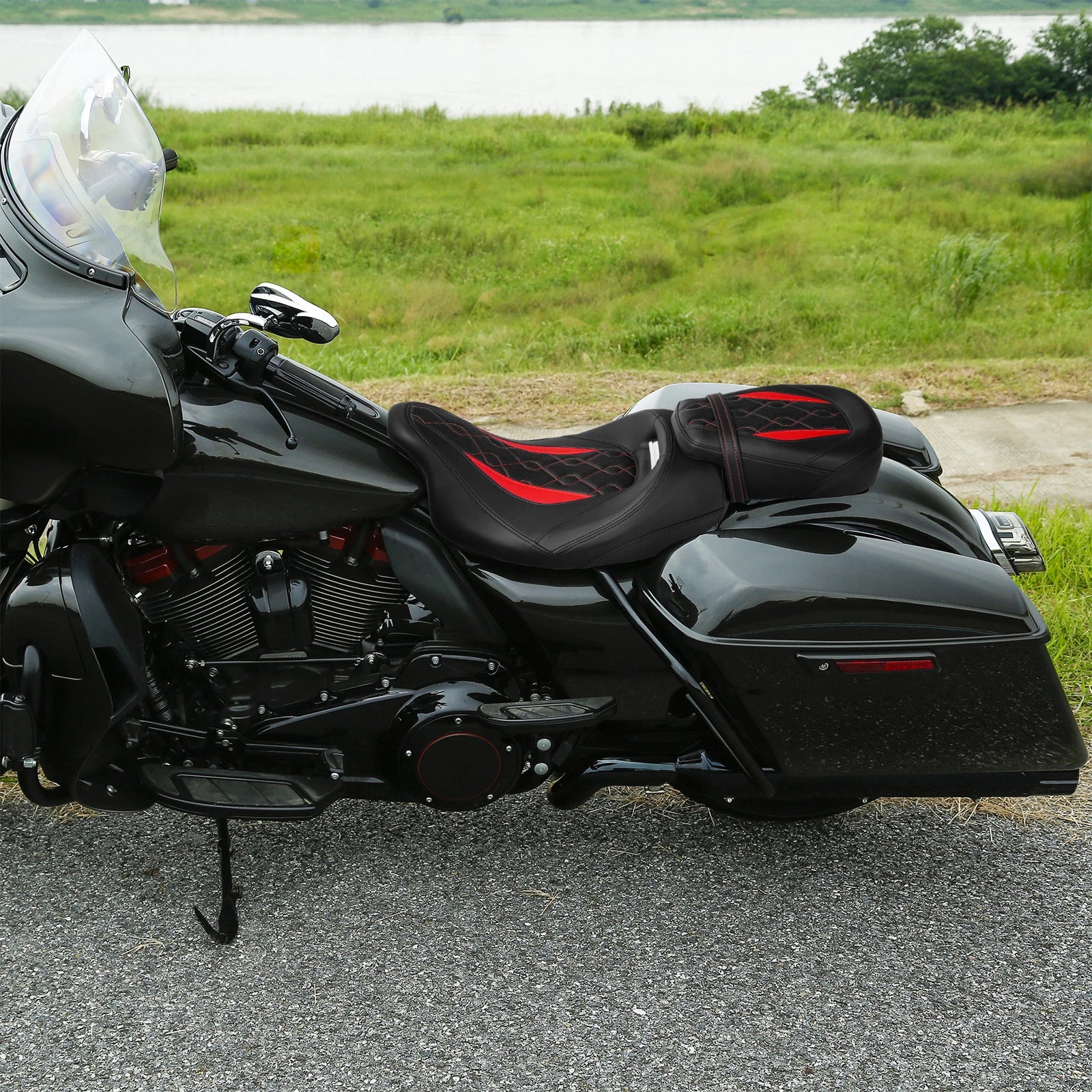 Gel Seat for Harley Touring CVO Street Road Glide (2009–2023)