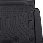 Set of 2 Black All Weather Floor Mats for Nissan Titan/Titan XD (2016–2021)