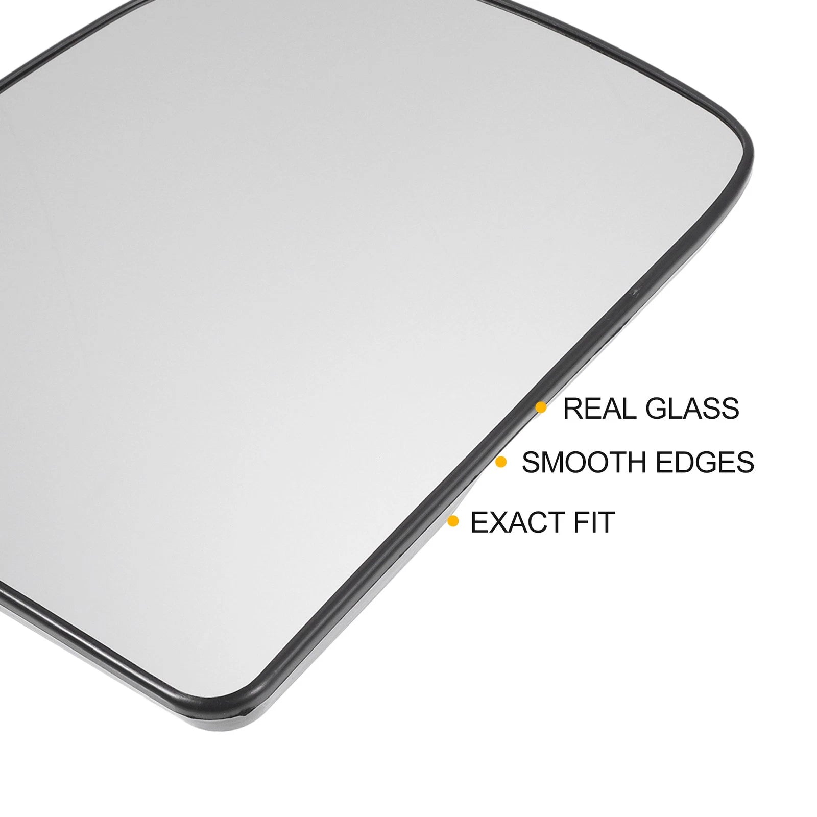 Left Side Heated White Mirror Glass for Ford E150 E250 E350 E450 (2000–2023)