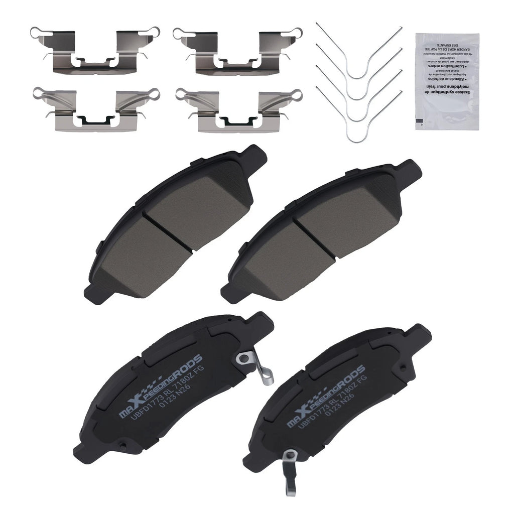 Front Ceramic Brake Pads Kit for Nissan Micra (2015–2017) Versa (2012–2019) P1592