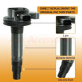 6Pack Ignition Coil & Iridium Spark Plug for Ford Lincoln Mazda 3.5L 3.7L (2006–2019) UF553