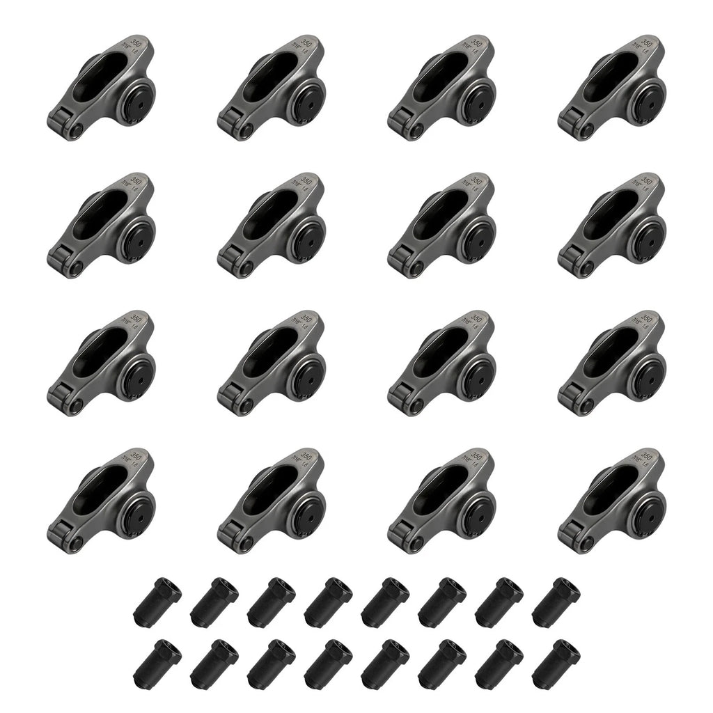 Set of 16 Roller Rocker Arms for Chevy SBC 302 350