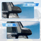 Pair Rear View Mirror Cover Gloss Black for BMW X5 X4 X7 (2019–2021)