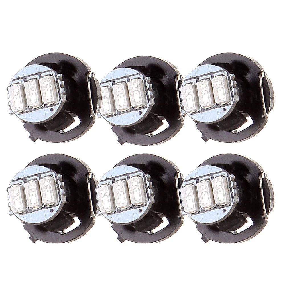 Set of 6 Neo Wedge LED A/C Climate Control Light Bulbs