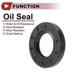 Set of 5 Rotary Shaft Oil Seals 25x47x7mm Nitrile Rubber for Various Models