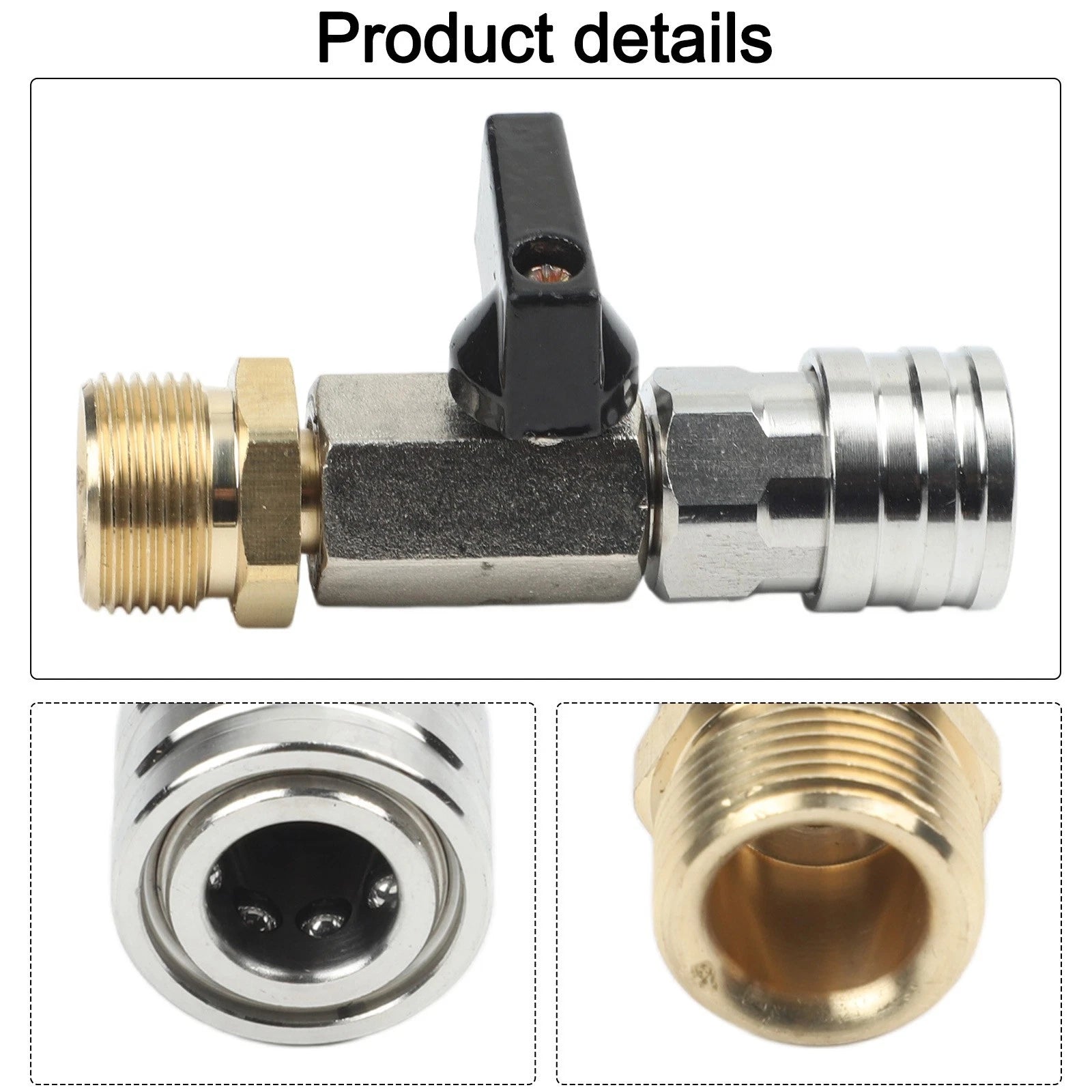 Quick Connector Valve Hose Switch for Pressure Washer (14 Inch)