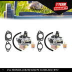 2X Carburetor for Honda GX240 GX270 (8HP 9HP)