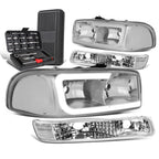 LED Bar Headlight Bumper Lamps for GMC Sierra Yukon (1999–2007)