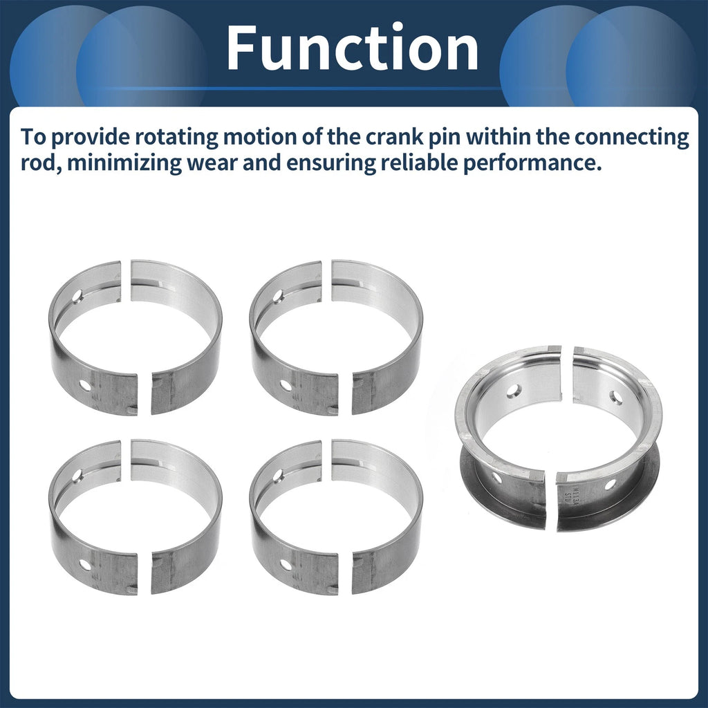 Main Bearing Set No.MD973121 for Mitsubishi L200 (1986–1995) 10 Pcs