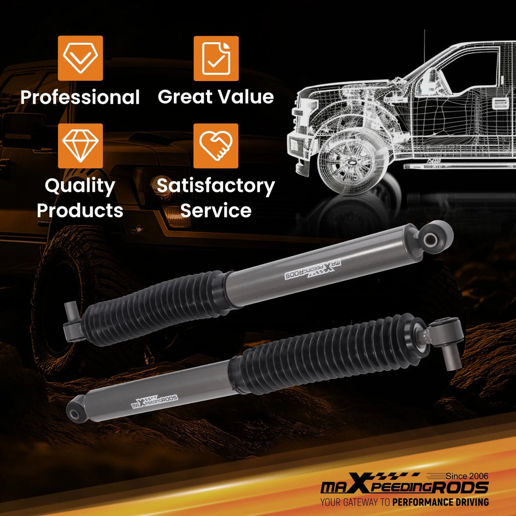 Heavy Duty Lift Shock Absorbers for Jeep Wrangler JL Unlimited (2018–2024)