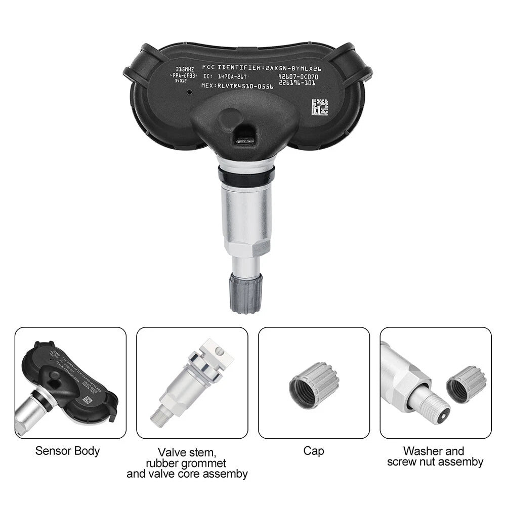 4PCS TPMS Tire Pressure Sensor for Toyota Tundra (2012-2017)