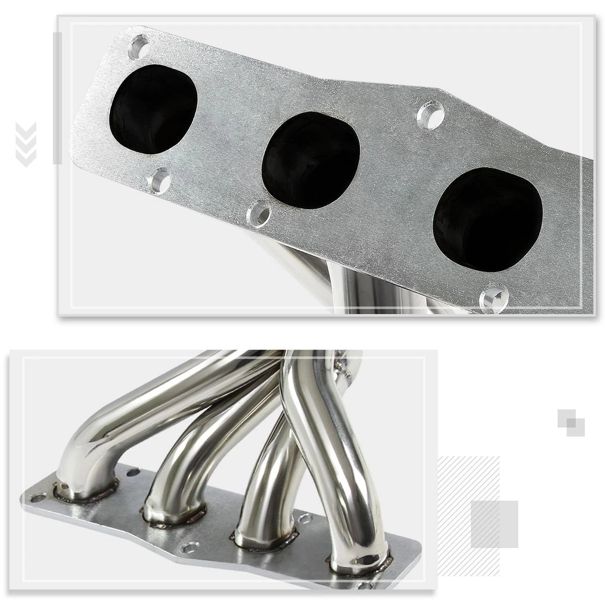 Stainless Steel Performance Exhaust Header for Chrysler Hemi 331-392 V8 (1951–1959)
