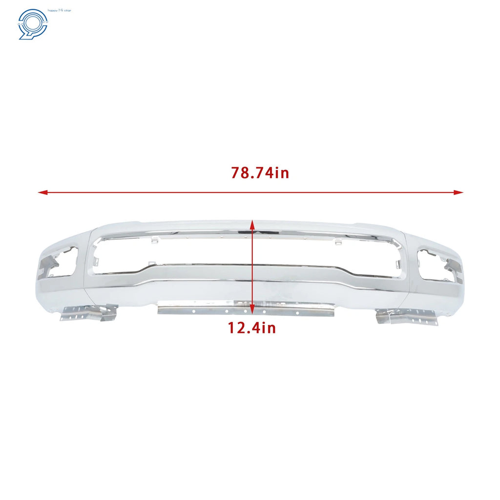 Chrome Front Bumper for Ford F-250 F-350 (2023-2025)