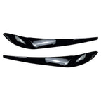 1 Pair Headlight Eyebrow Eyelid Cover for BMW X3 F25 X4 F26 (2014–2017)