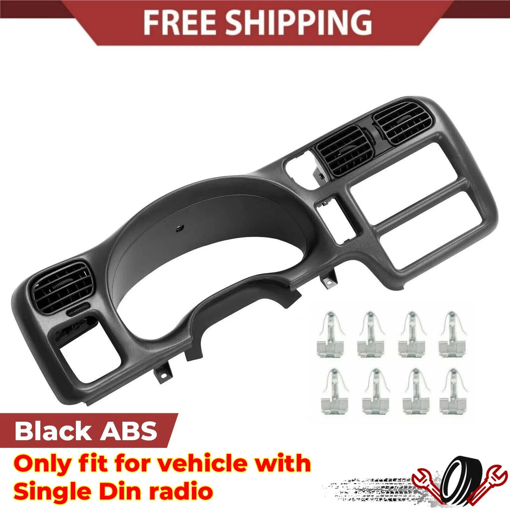 Single Din Dash Trim Bezel for Chevrolet Blazer 1998–2004