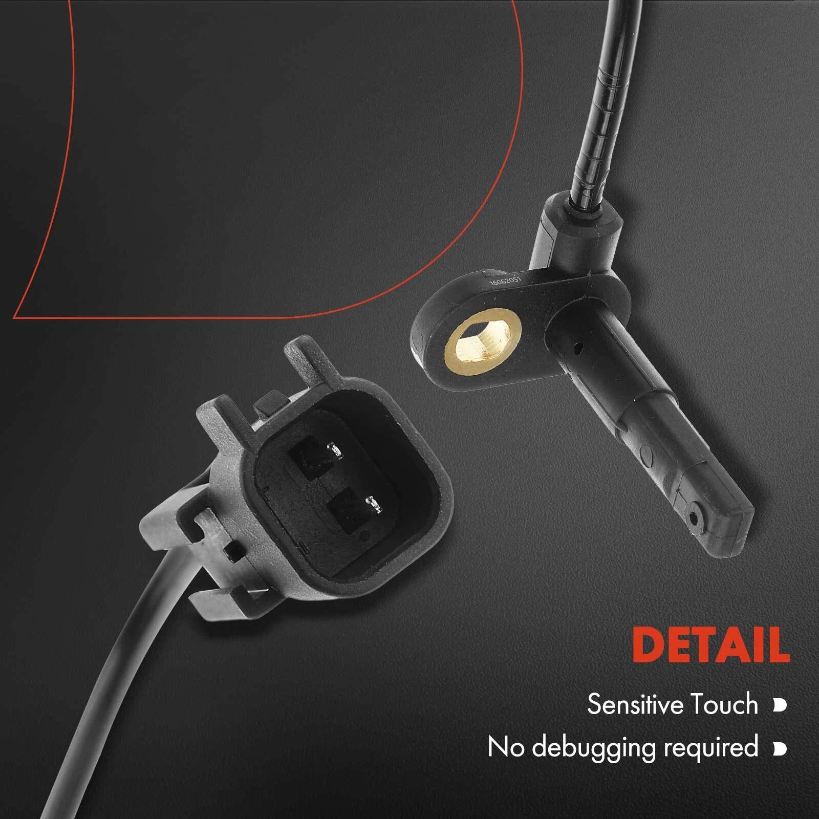 2X Front ABS Wheel Speed Sensor for Jeep Compass, Patriot (2007-2016)