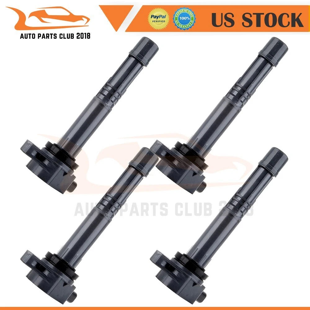 Set of 4 Ignition Coil for Honda Acura L4 V6 (2000–2023)