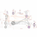 Front Lower Control Arm for Honda Accord Acura TSX (2003-2008)