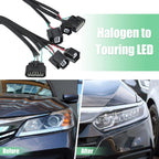 2pcs Headlight Adapter Wire for Honda Accord (2016–2017) Halogen to LED