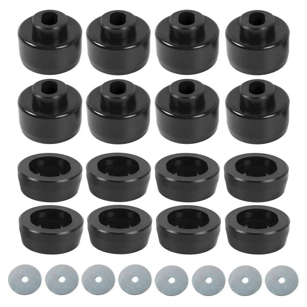 Black Body Cab Mount Bushing Kit for Silverado Sierra 1500/2500 (1999–2014)