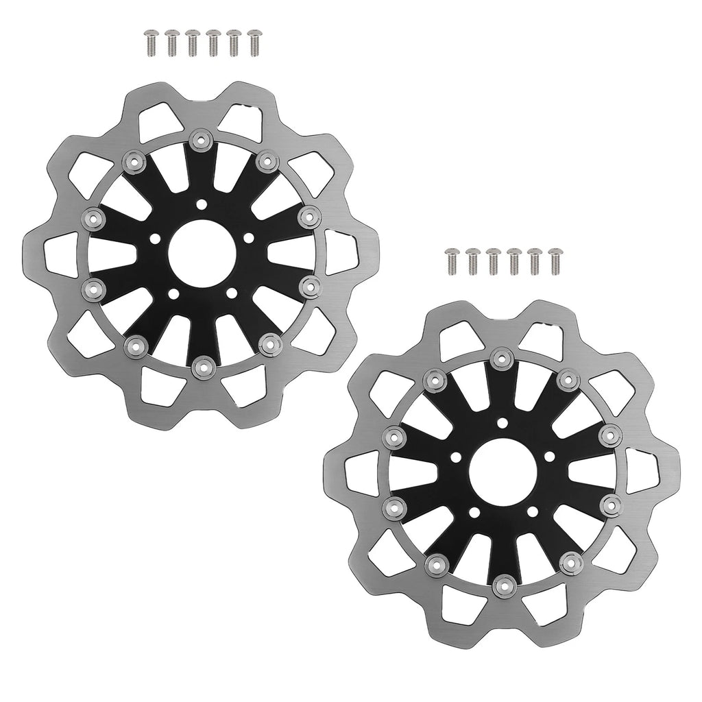 11.8in Floating Front Brake Rotor Pair for Harley Trike (2009–2019) Softail (2015–2024)