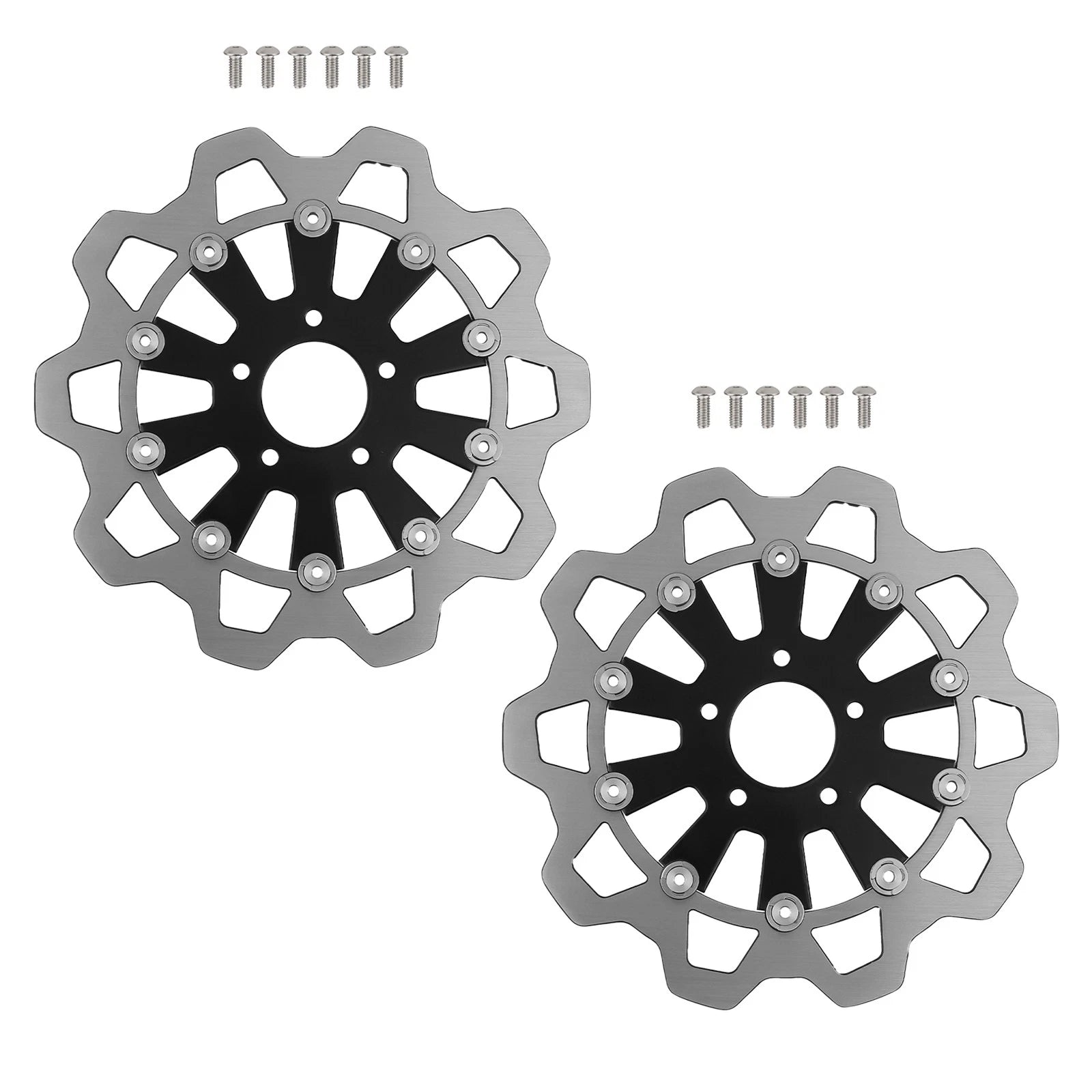 11.8in Floating Front Brake Rotor Pair for Harley Trike (2009–2019) Softail (2015–2024)