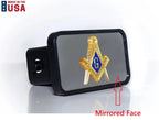Tow Hitch Cover Emblem for 2" Receiver Freemasonry ABS Mirrored (Fits)