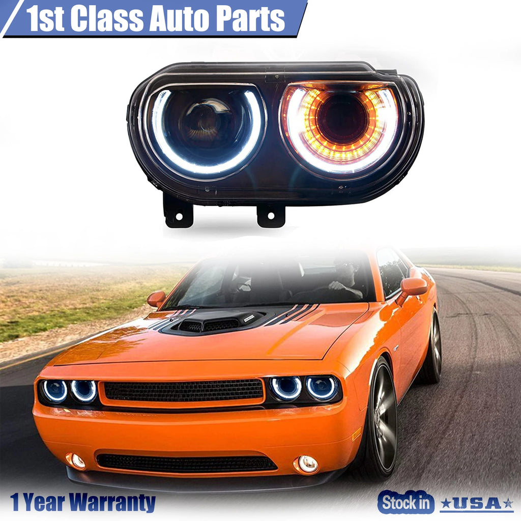 Halogen Headlight for Dodge Challenger (2015–2022)