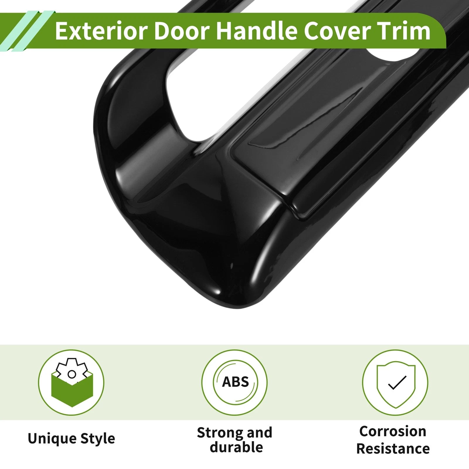 Exterior Door Handle Cover Trim for Dodge Ram 1500 2500 3500 (1 Pc)