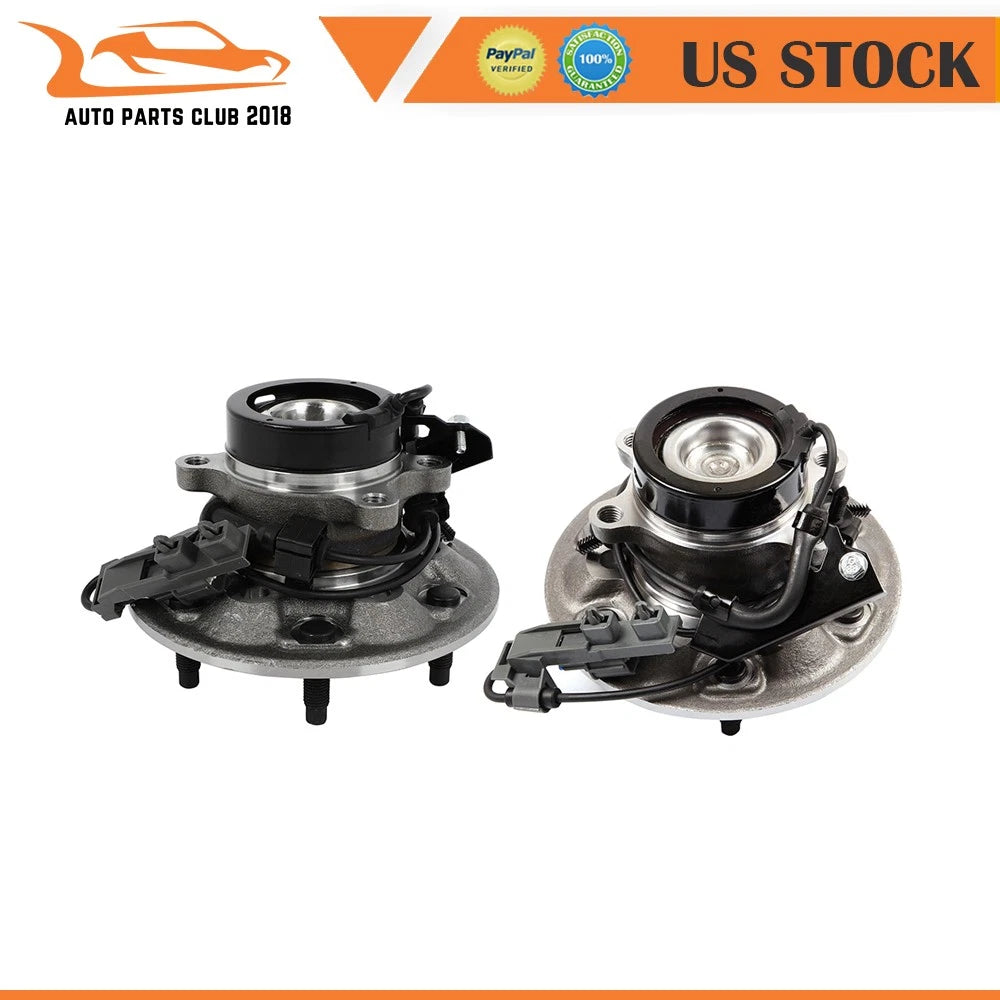 2X Front Wheel Bearings & Hub Assembly for Chevrolet Colorado GMC Canyon (RWD)