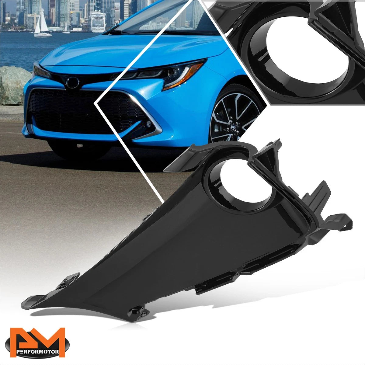 Fog Light Lamp Bezel Cover for Toyota Corolla (2019–2022)