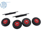 Wheel Kit for Honda EU3000is Generator (All Terrain, Solid, Never Flat)
