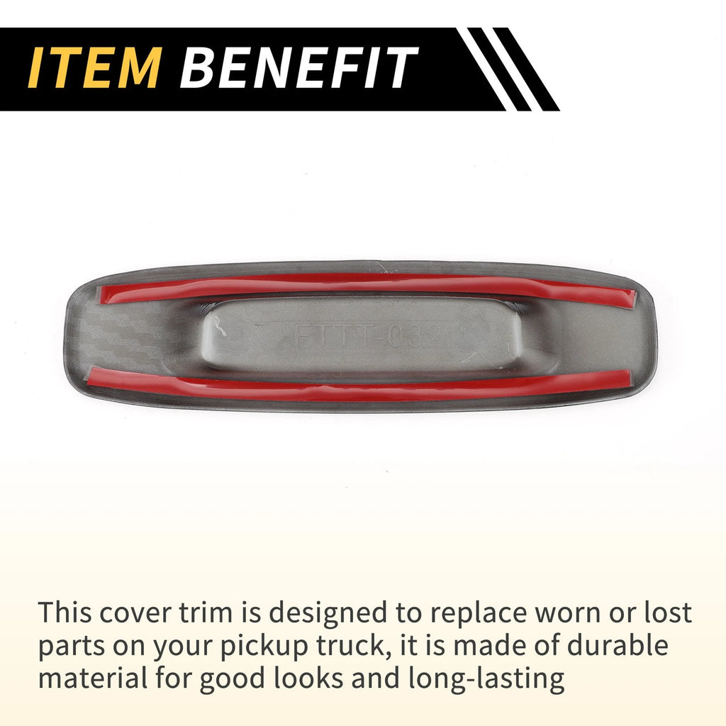 Carbon Fiber Pattern Roof Handle Cover Trim for Toyota Tundra (2014–2021)