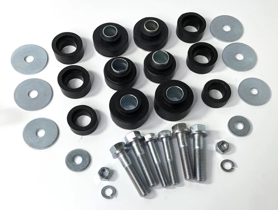 Subframe Body Mount Bushing Kit with Hardware for 1967-1972 Camaro Firebird 69-72 Nova