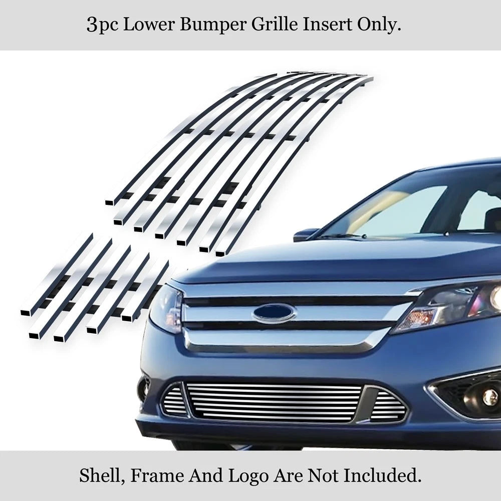 Stainless Chrome Billet Grill Insert for Ford Fusion Sport (2010-2012)