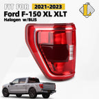 Halogen Tail Light for Ford F-150 (2021–2023) ML3Z13405C, BLIS, Left Side