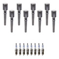 Set of 8 Ignition Coils & Spark Plugs for Ford Mustang GT (2005–2014)