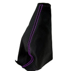 E Brake Boot Cover for Ford Escape (2005–2007) Purple Stitch PVC Carbon