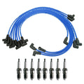NGK 8mm Wire Set & Denso Spark Plug Kit for GMC Yukon 5.7L V8 (1992–1999)