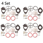 Set of 4 Carburetor Rebuild Kits 796184 for Briggs & Stratton (Nikki)