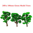 20pcs 3.93" Model Trees for Architecture Sand Table Railroad Scenery