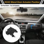 HVAC Heater Blend Door Actuator for Acura ILX (2013–2018) No. 79170T0AA41