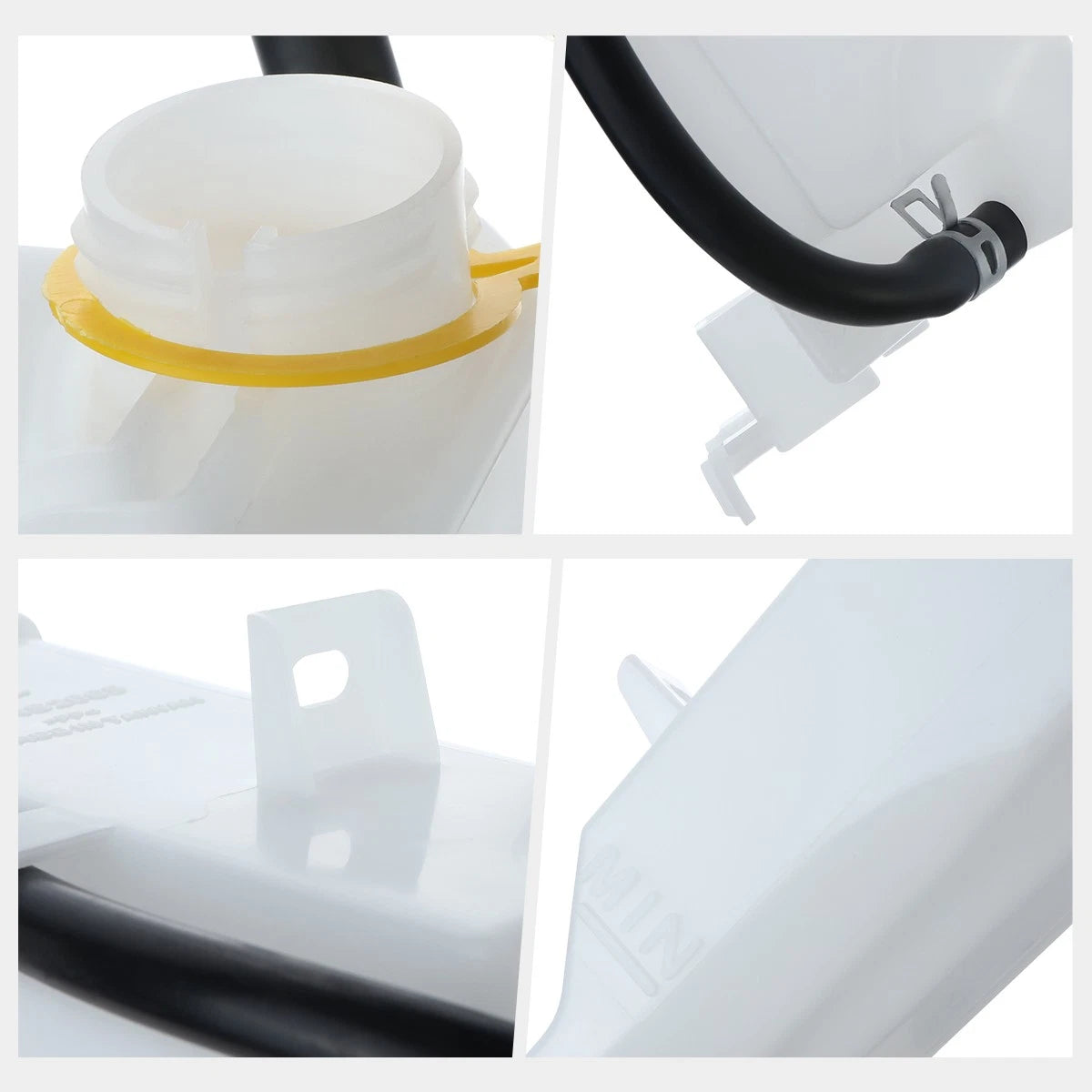 Coolant Fluid Reservoir Overflow Tank Bottle + Cap for Nissan Versa (2012–2019)