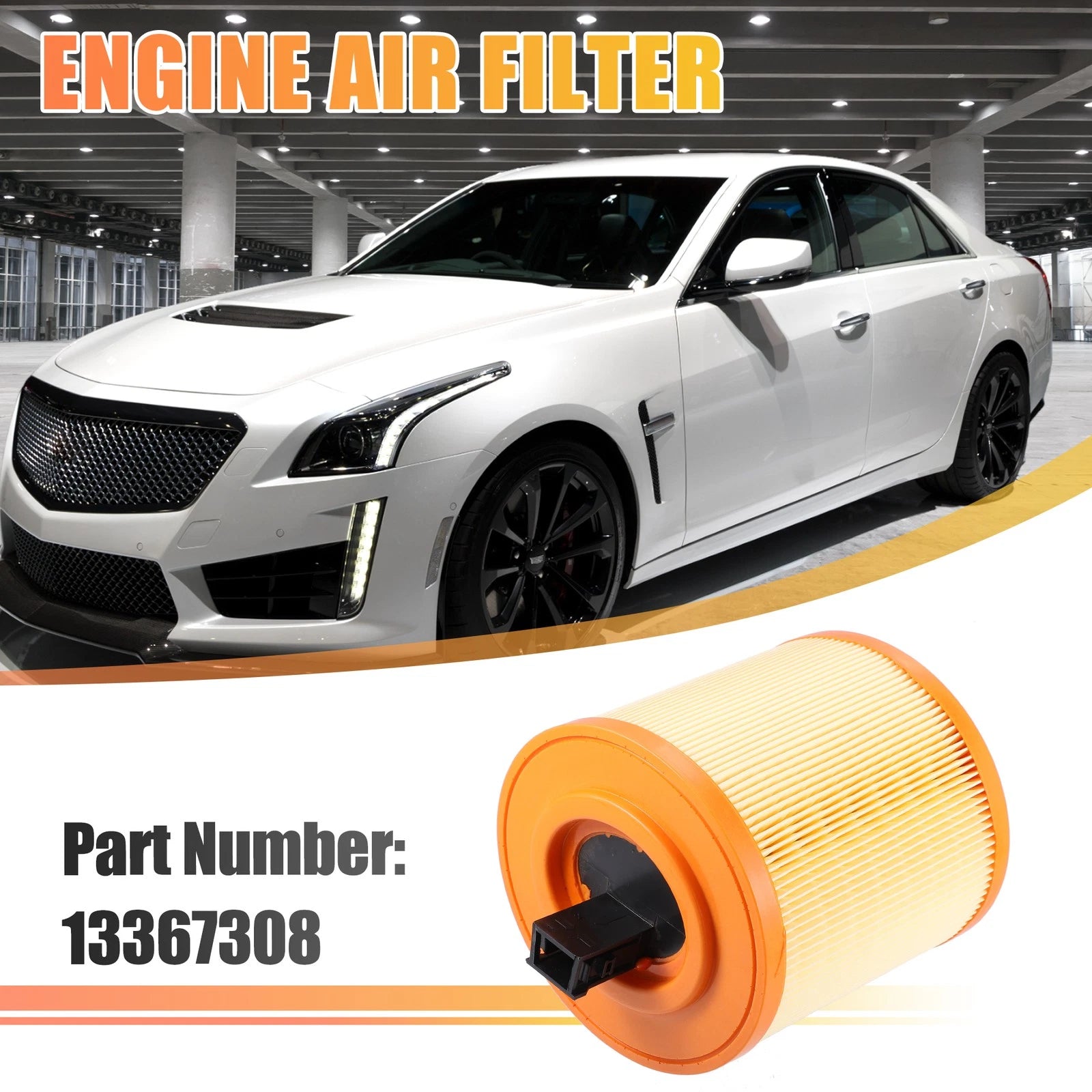 Engine Air Filter for Chevrolet Cruze 1.4L, Cadillac ATS 3.6L (2016–2019) 13367308