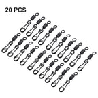 Set of 4 Quick Change Swivels for Fishing Tackle Carp Rig Clips