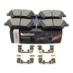 Set of 4 Bosch QuietCast Front Ceramic Disc Brake Pads for Hyundai Sonata, Kia Optima