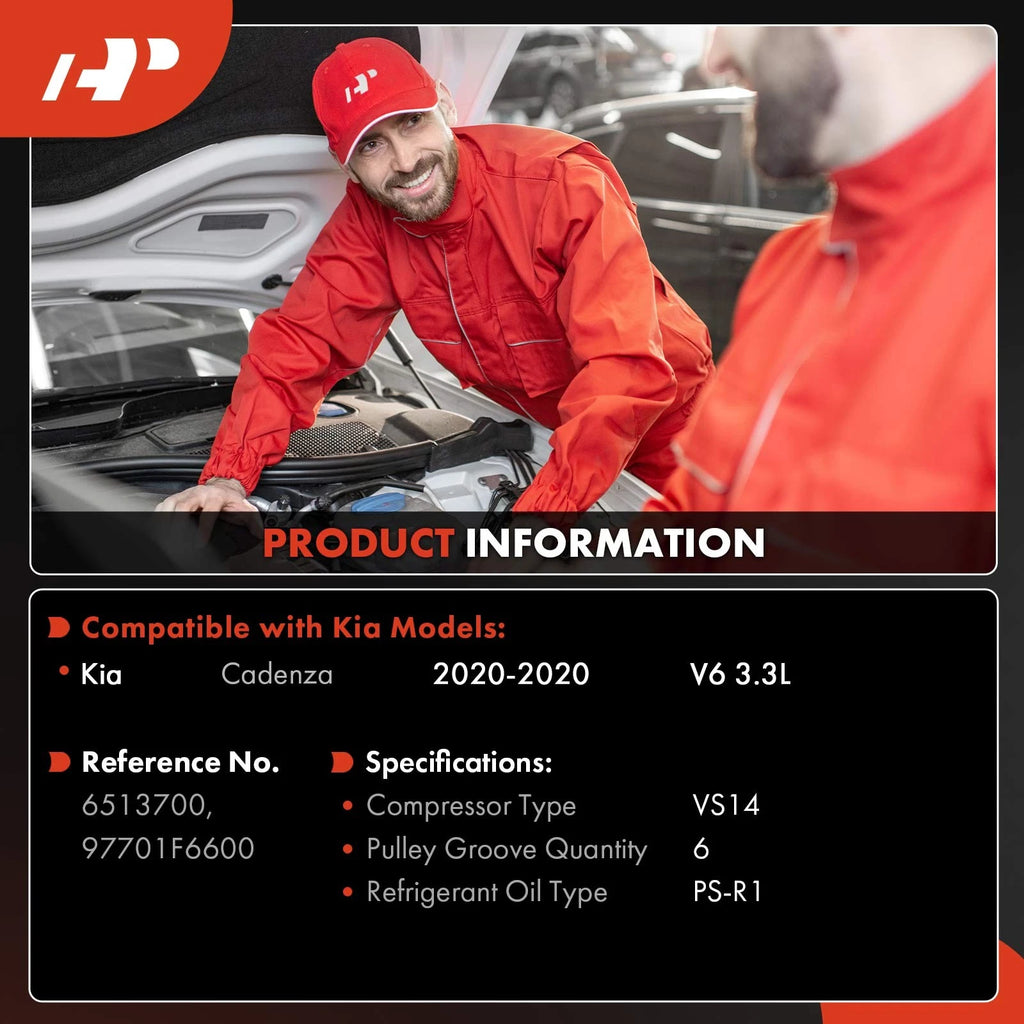 A/C Compressor with Clutch for Kia Cadenza (2020)